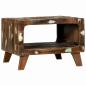 Preview: Couchtisch 50x50x35 cm aus massivem Altholz