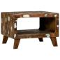 Preview: Couchtisch 50x50x35 cm aus massivem Altholz