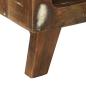 Preview: Couchtisch 50x50x35 cm aus massivem Altholz