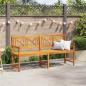 Preview: Gartenbank 180x56x90 cm Massivholz Akazie