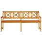 Preview: Gartenbank 180x56x90 cm Massivholz Akazie