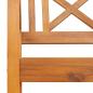 Preview: Gartenbank 220x56x90 cm Massivholz Akazie