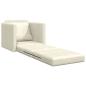 Preview: Boden Sofa Bett 2-in-1 Creme 74x77x81 cm Samt