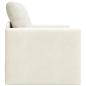 Preview: Boden Sofa Bett 2-in-1 Creme 74x77x81 cm Samt
