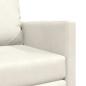 Preview: Boden Sofa Bett 2-in-1 Creme 74x77x81 cm Samt