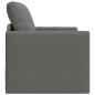 Preview: Boden Sofa Bett 2-in-1 Dunkelgrau 74x77x81 cm Stoff