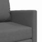 Preview: Boden Sofa Bett 2-in-1 Dunkelgrau 74x77x81 cm Stoff