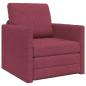 Preview: Boden Schlafsofa 2-in-1 Weinkelchrot 74x77x81 cm Stoff