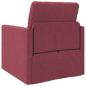 Preview: Boden Schlafsofa 2-in-1 Weinkelchrot 74x77x81 cm Stoff