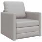 Preview: Schlafsofa 2-in-1 Wolken-Grau 74x77x81 cm Stoff