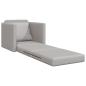 Preview: Schlafsofa 2-in-1 Wolken-Grau 74x77x81 cm Stoff