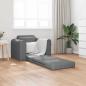 Preview: Boden Sofa Bett 2-in-1 Dunkelgrau 98x71x83 cm Stoff