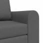 Preview: Boden Sofa Bett 2-in-1 Dunkelgrau 98x71x83 cm Stoff