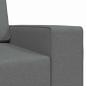 Preview: Boden-Sofa-Bett 2-in-1 Dunkelgrau 245x150x60.5 cm Stoff