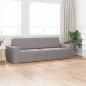 Preview: Boden Sofa Bett 2-in-1 Taupe 245x150x60.5 cm Stoff