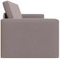 Preview: Boden Sofa Bett 2-in-1 Taupe 245x150x60.5 cm Stoff