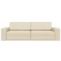 Preview: Schlafsofa Creme 245 x 78 x 77 cm Stoff