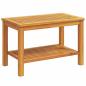 Preview: Couchtisch 90x50x45 cm Massives Akazienholz
