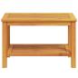 Preview: Couchtisch 90x50x45 cm Massives Akazienholz