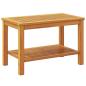 Preview: Couchtisch 90x50x45 cm Massives Akazienholz