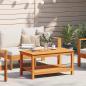 Preview: ARDEBO.de - Couchtisch 110x55x45 cm Massivholz Akazie