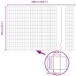 Preview: Eurozaun Grau 1x10 m Stahl