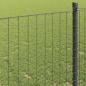 Preview: Euro-Zaun Grau 0,6x25 m Stahl