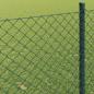 Preview: Kettenzaun Grün 1,5x10 m Stahl