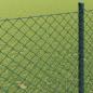Preview: Kettenzaun Grün 0.8x25 m Stahl