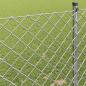 Preview: Maschendrahtzaun 10 x 0,4 m Verzinkter Stahl Silber