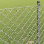 Preview: Kettenlinkzaun 0,4x25 m galvanisierter Stahl