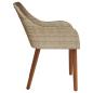 Preview: Gartenstühle mit Kissen 2 Stück Beige Poly Rattan