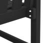 Preview: Gartenbank Schwarz 120 cm HDPE