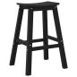 Preview: Barhocker 2er Set Schwarz HDPE
