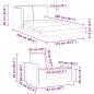 Preview: Schlafsofa Creme 204 x 122 x 60 cm Samt