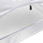 Preview: Hochgestelltes Hundebett mit abnehmbarem Dach Silbergrau XL Stahl