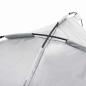 Preview: Hochgestelltes Hundebett mit abnehmbarem Dach Silbergrau XL Stahl