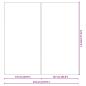 Preview: Quadratische Poolabdeckung Hellgrau Polyester 274 x 274 cm