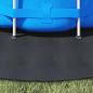 Preview: Runde Poolabdeckung Schwarz Polyethylen Ø 396 cm Langlebig