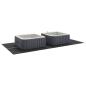 Preview: Rechteckige Poolabdeckung Schwarz Polyethylen 500 x 250 cm
