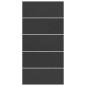 Preview: Rechteckige Poolabdeckung Schwarz Polyethylen 550 x 280 cm