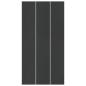 Preview: Rechteckige Poolabdeckung Schwarz Polyethylen 640 x 321 cm