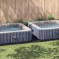 Preview: ARDEBO.de - Rechteckige Poolabdeckung Schwarz Kunststoff 820 x 420 cm