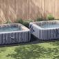 Preview: ARDEBO.de - Rechteckige Poolabdeckung Schwarz Kunststoff 999 x 500 cm