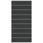 Preview: Rechteckige Poolabdeckung Schwarz Kunststoff 999 x 500 cm