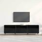 Preview: TV-Schrank Schwarz 150x30x44,5 cm Holzwerkstoff