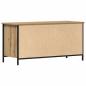 Preview: TV-Schrank Artisan Eiche 100x40x50 cm Holzwerkstoff und Stahl