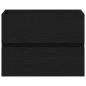 Preview: Waschbeckenunterschrank Schwarz Eiche 60x38,5x45 cm Holzwerkstoff
