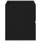 Preview: Waschbeckenunterschrank Schwarz Eiche 60x38,5x45 cm Holzwerkstoff