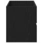 Preview: Waschbecken Schrank Schwarze Eiche 90x38,5x45 cm Holzwerkstoff